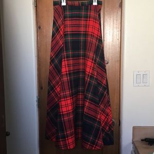 Plaid Skirt vintage by Fritzi of California